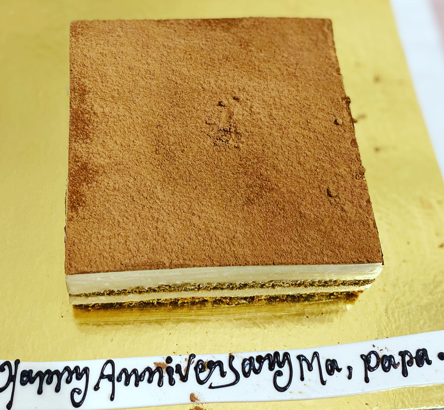 Customer photo review of Italian Tiramisu Cake