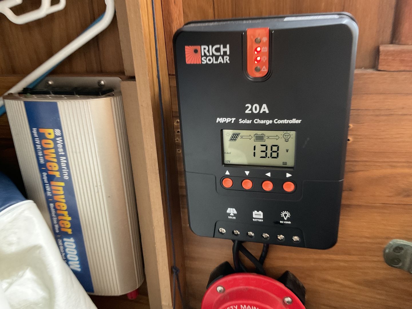 Customer photo review of 20 Amp MPPT Solar Charge Controller