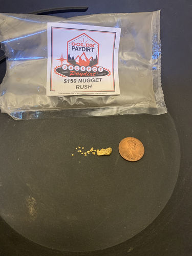 Customer photo review of '$150 NUGGET RUSH' Gold Paydirt - *1 in 3 Bags Contains a Nugget Valued $150* - Jackpot Paydirt