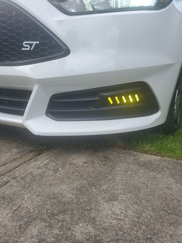 Customer photo review of Focus ST MK3.5 "Race" Style Fog Light Armour