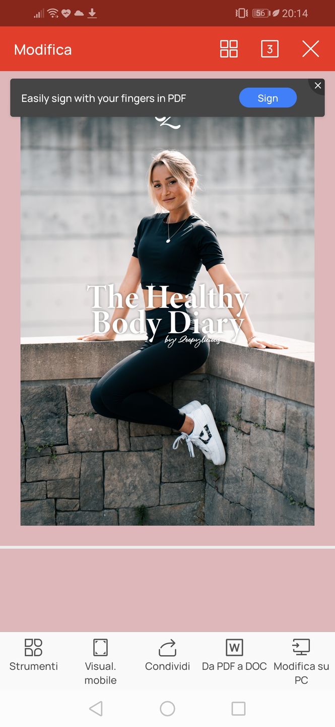 Customer photo review of The Healthy Body Diary
