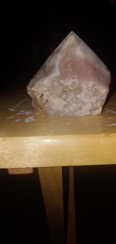 Customer photo review of Pink Amethyst Point