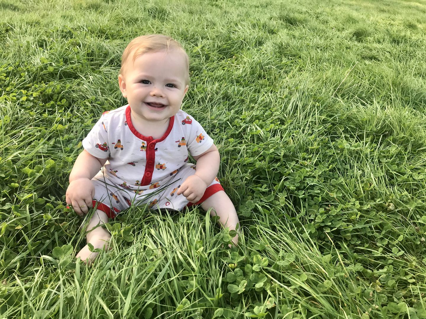 Customer photo review of Off On A Journey Organic Shortie Romper