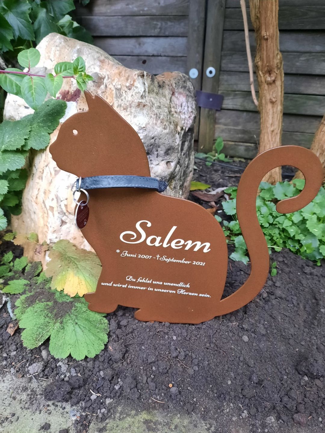 Customer photo review of Gedenktafel "Große Katze"