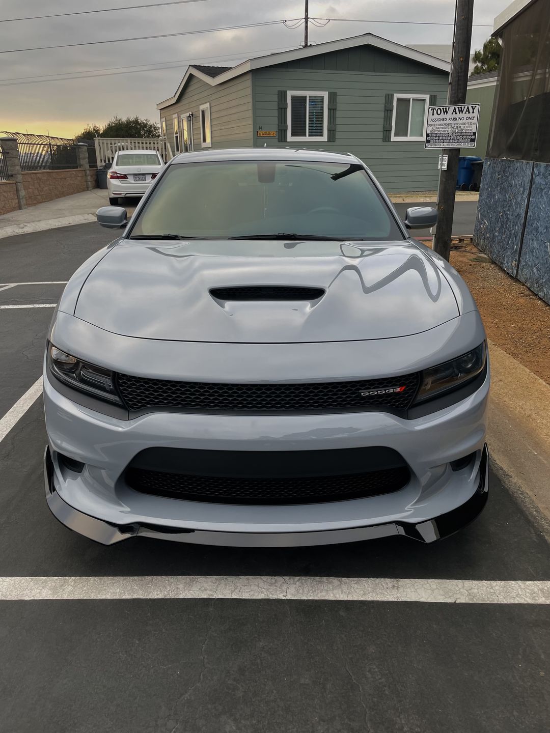 Customer photo review of 2015-Up Dodge Charger SRT Track Package Front Splitter