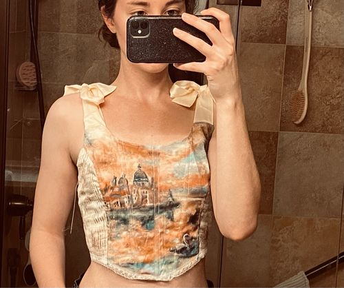 Customer photo review of Aesthetic Impressionism Tank Top