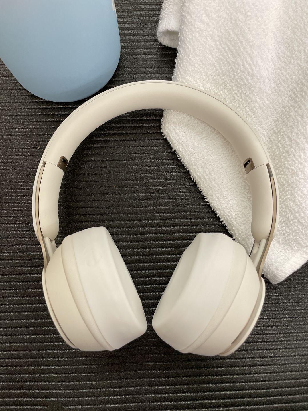 Customer photo review of Small WC SweatZ Protective Headphone Earpad Covers
