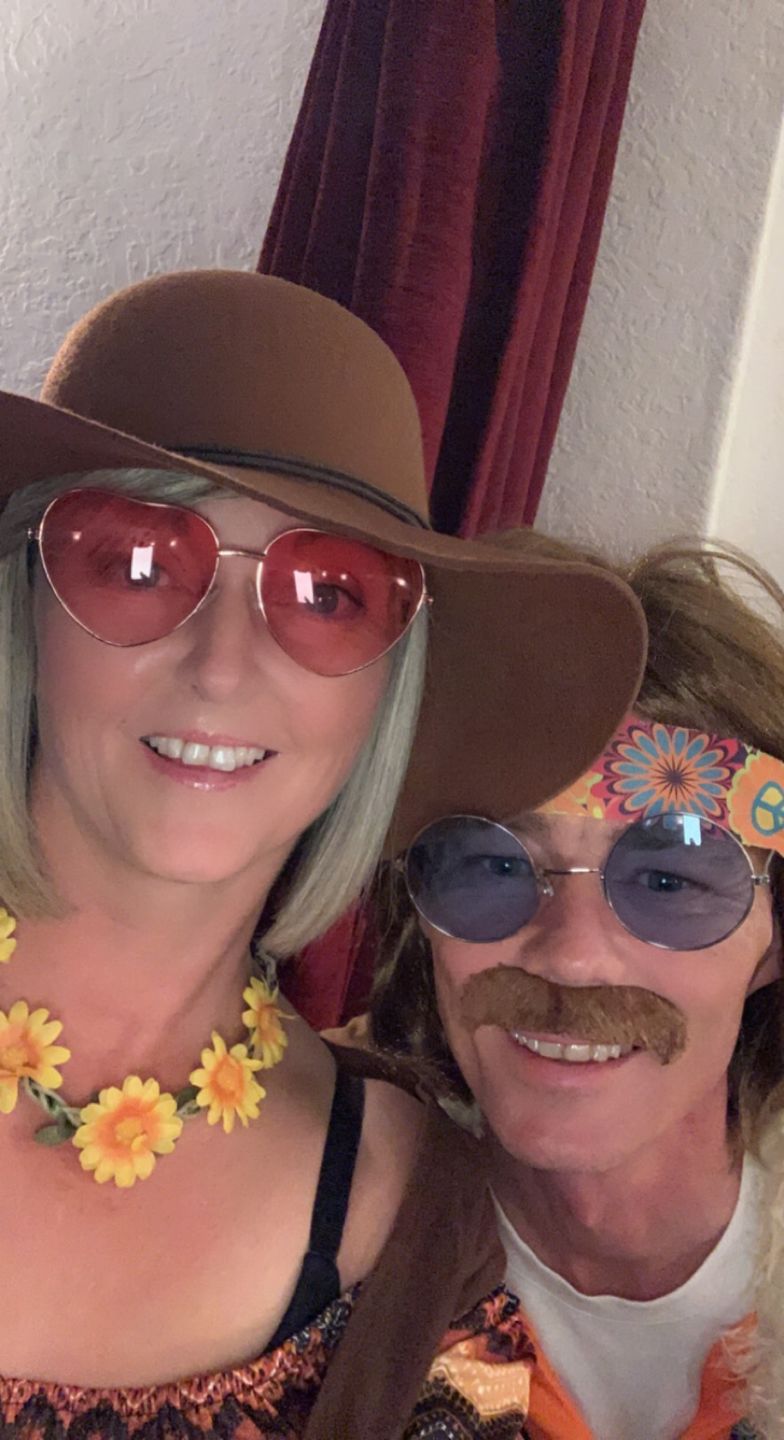 Customer photo review of 60s Hippie Kit