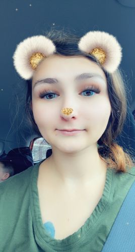 Customer photo review of [buy 2 get 2 free] Russian Blue Prescription Contact Lenses