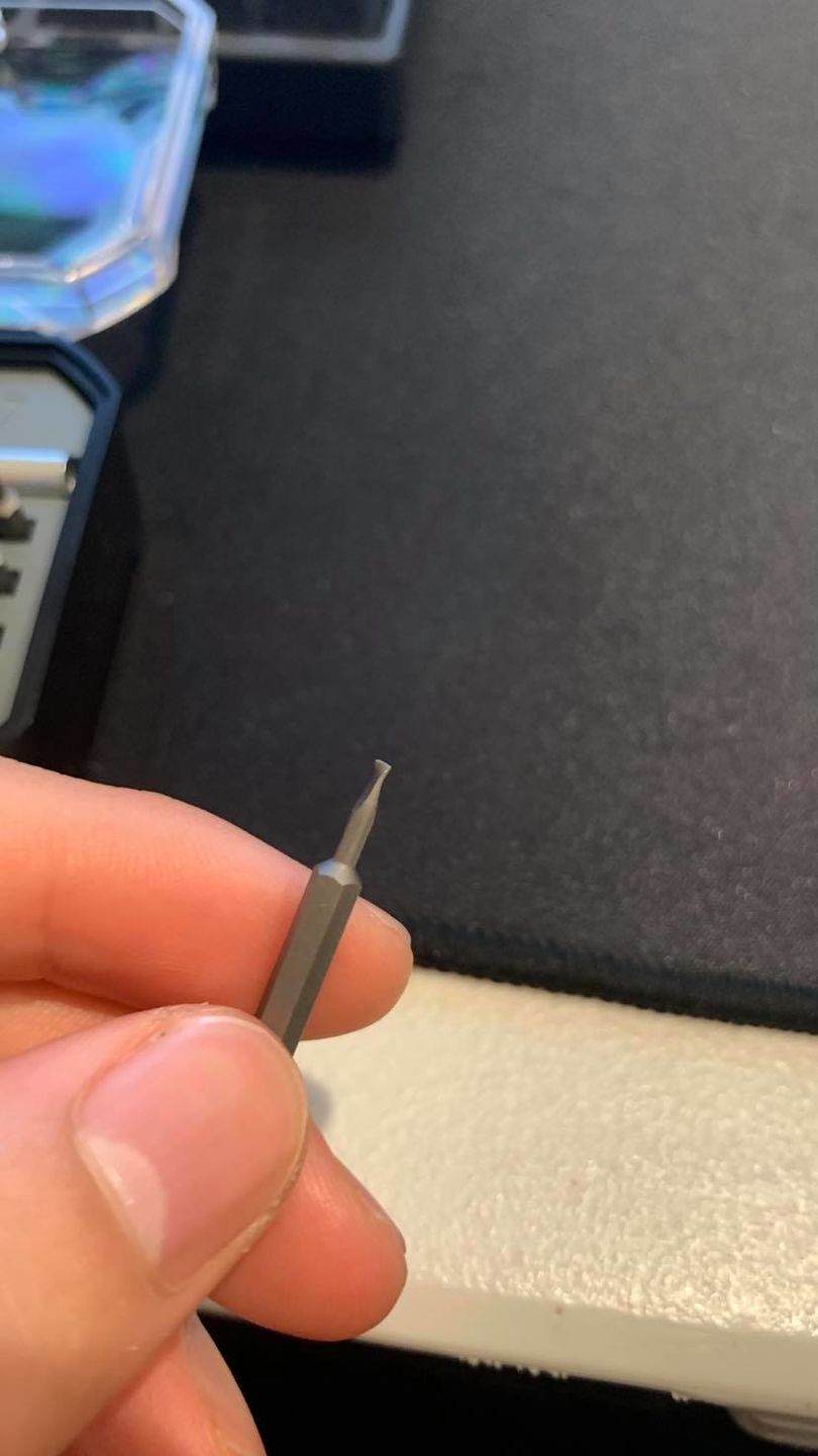 Customer photo review of Klein Tools 32717 All-in-One Multi-Function Precision Screwdriver Set with Case
