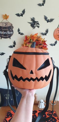 Customer photo review of PRE ORDER - Sleepy Hollow Pumpkin Bag