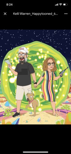 Customer photo review of 'Rick and Morty' Custom Portrait