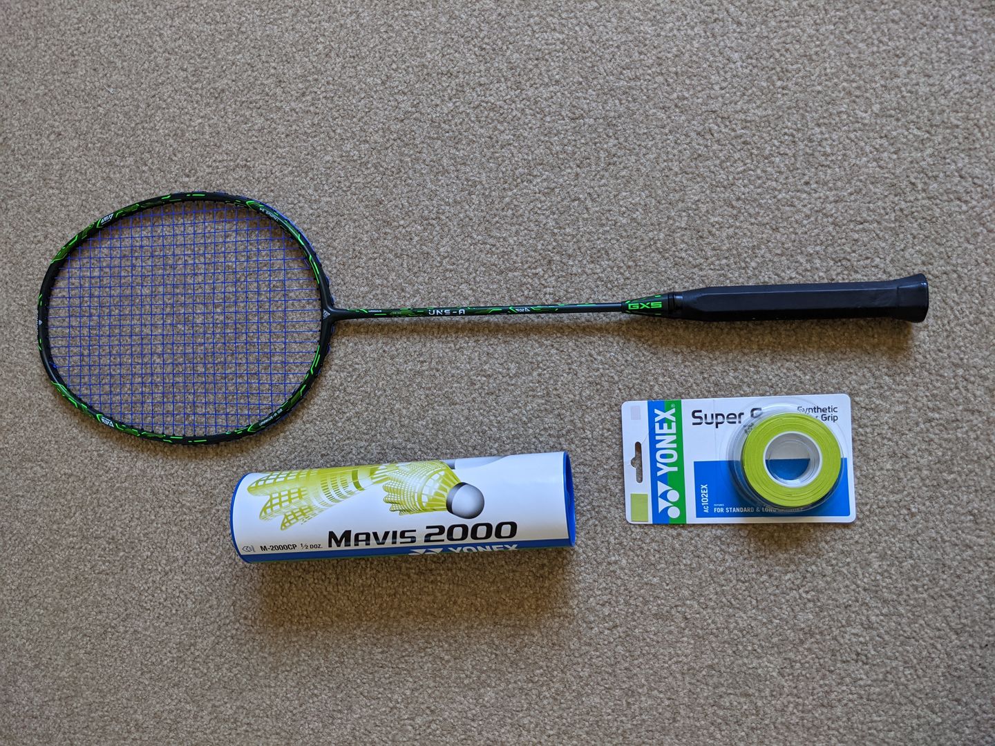 Customer photo review of Racket Restringing Service