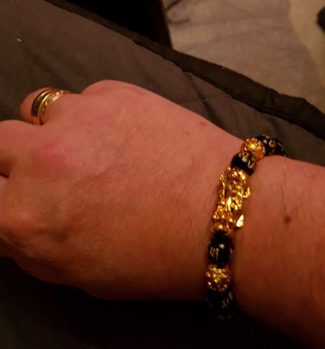 Customer photo review of Pixiu and the Six Realms of Existence Bracelet