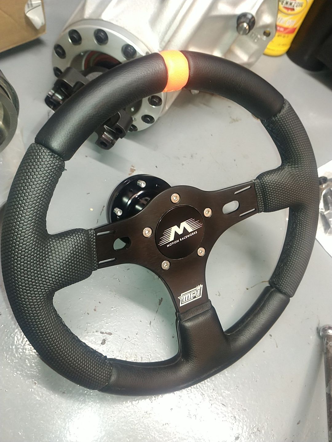 Customer photo review of Motion Raceworks Edition MPI Race Steering Wheel - DRG-R513