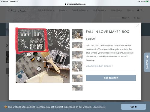 Customer photo review of Fall in Love Maker Box