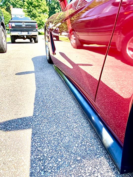 Customer photo review of Corvette C6 Base Side Skirts Rocker Panels | ZR1 Conversion Package