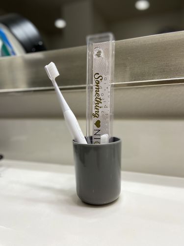 Customer photo review of Something Nice Toothbrush