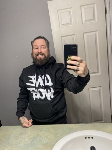 Customer photo review of 53 - Lone Wolf Hoodie