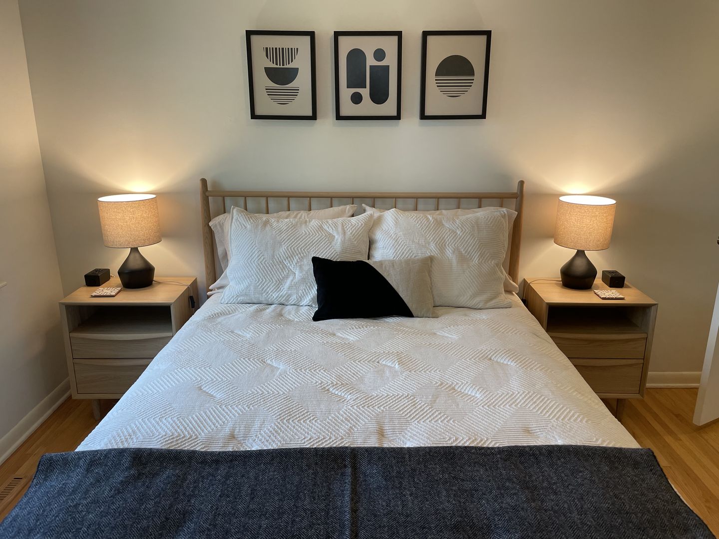 Customer photo review of 100% Pure New Wool Irish Herringbone Throws