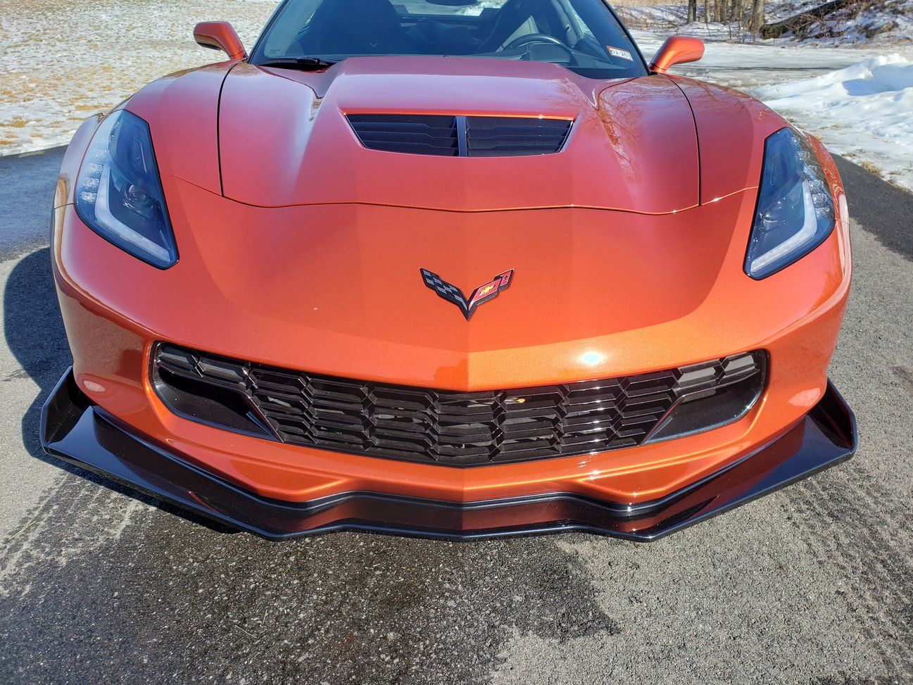 Customer photo review of Corvette C7 Stage 2.5 ZR1 Conversion Extended Front Splitter Air Dam