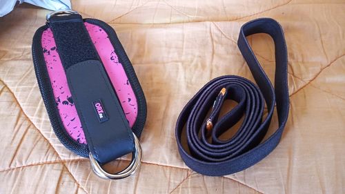 Customer photo review of Tobilleras Patadas de Glúteos Print Turquesa