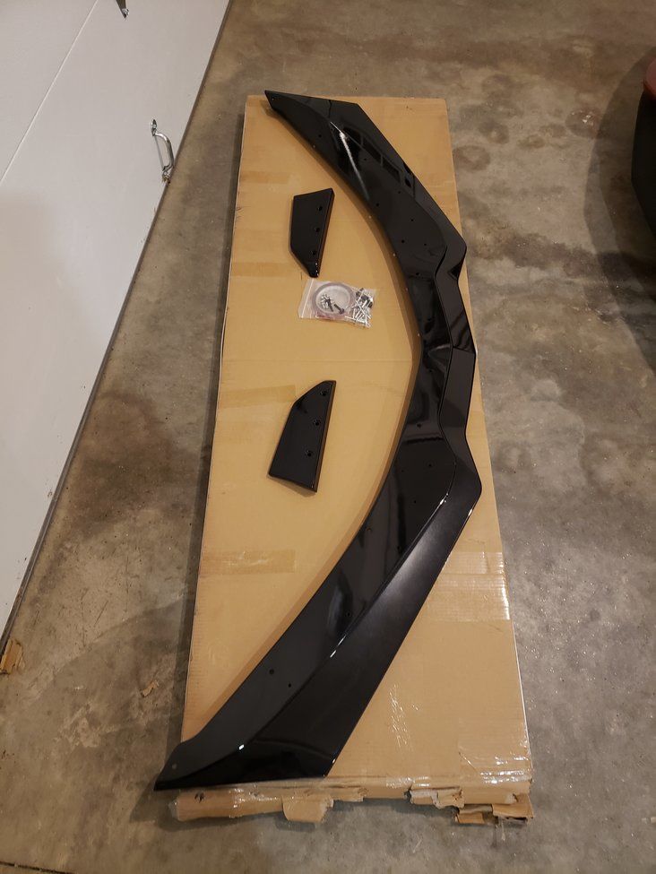 Customer photo review of Corvette C7 Stage 2.5 ZR1 Conversion Extended Front Splitter Air Dam