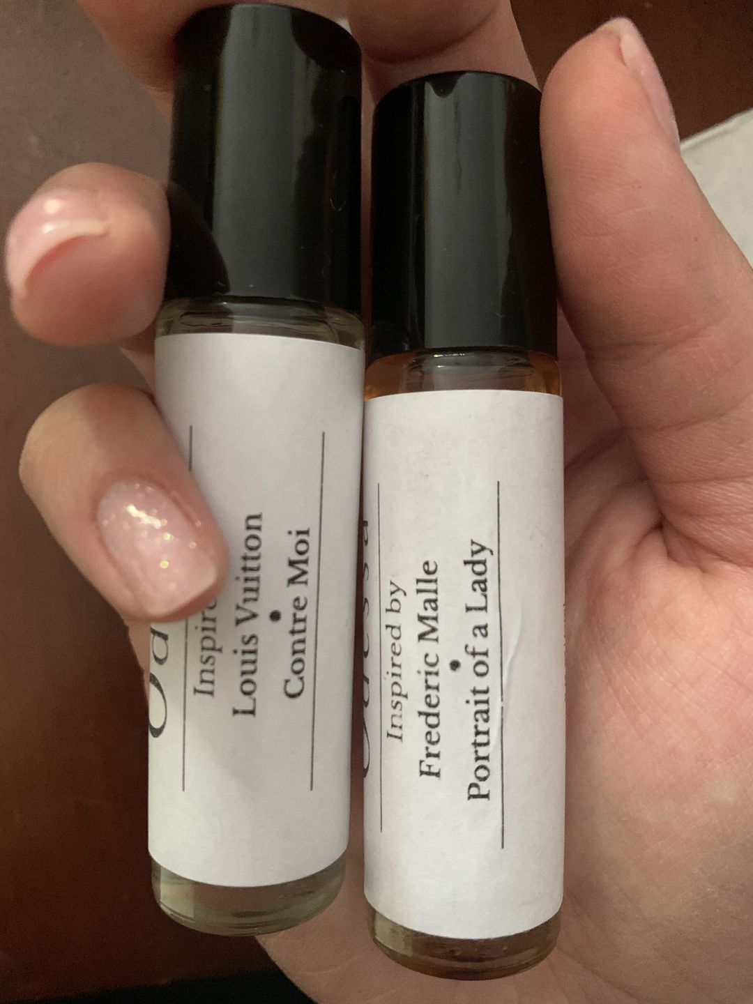 Customer photo review of AMBER VANILLA PERFUME OIL