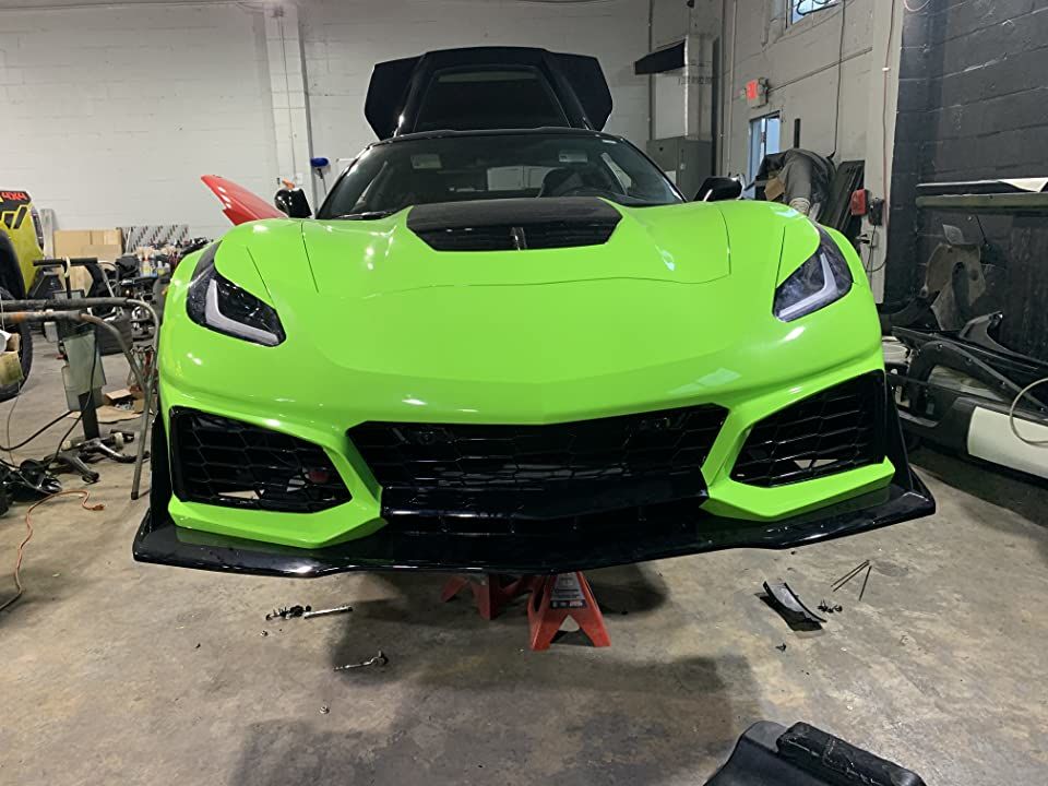Customer photo review of Corvette C7 ZR1 Conversion Front Bumper Kit