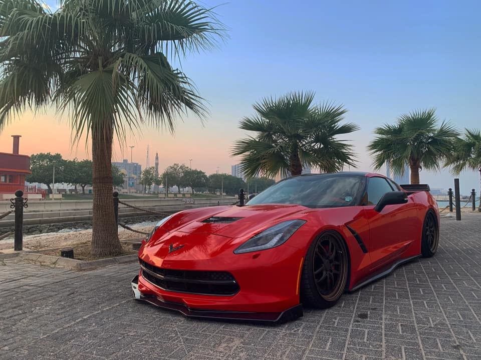 Customer photo review of Corvette C7 Stage 2.5 ZR1 Conversion Extended Front Splitter Air Dam