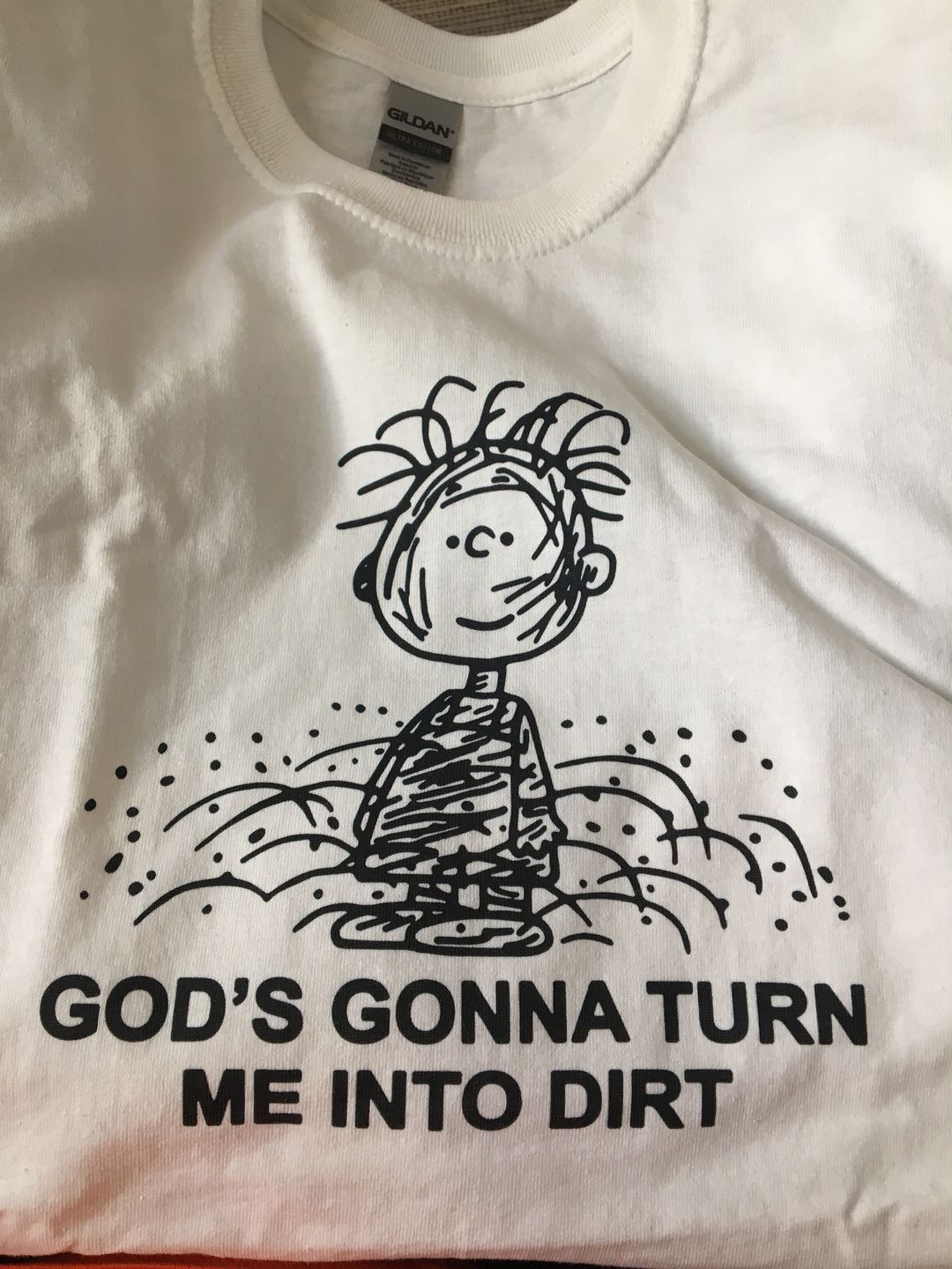 Customer photo review of DIRT SHIRT