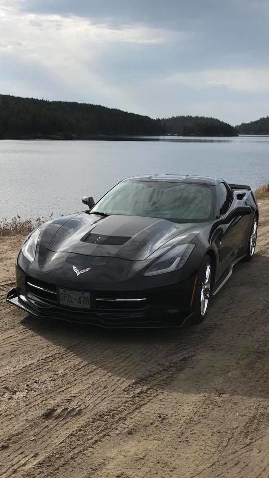 Customer photo review of Corvette C7 Stage 2.5 ZR1 Conversion Extended Front Splitter Air Dam