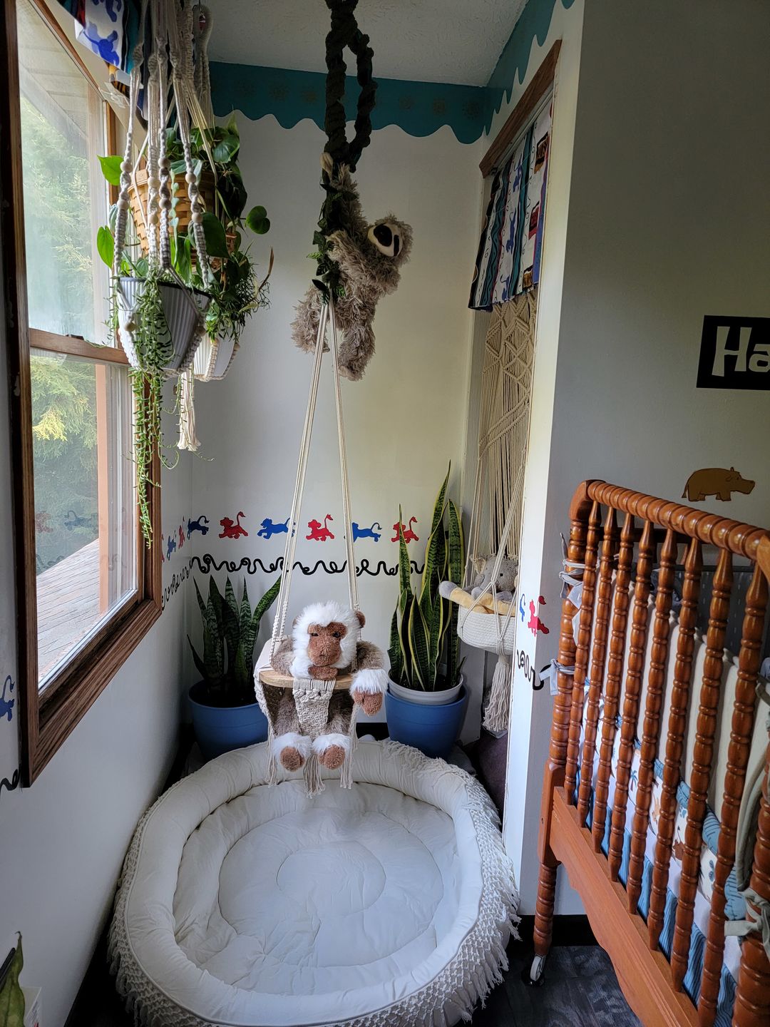 Customer photo review of round play mat - large