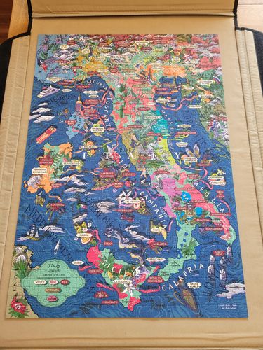 Customer photo review of Wine Puzzle - Italy