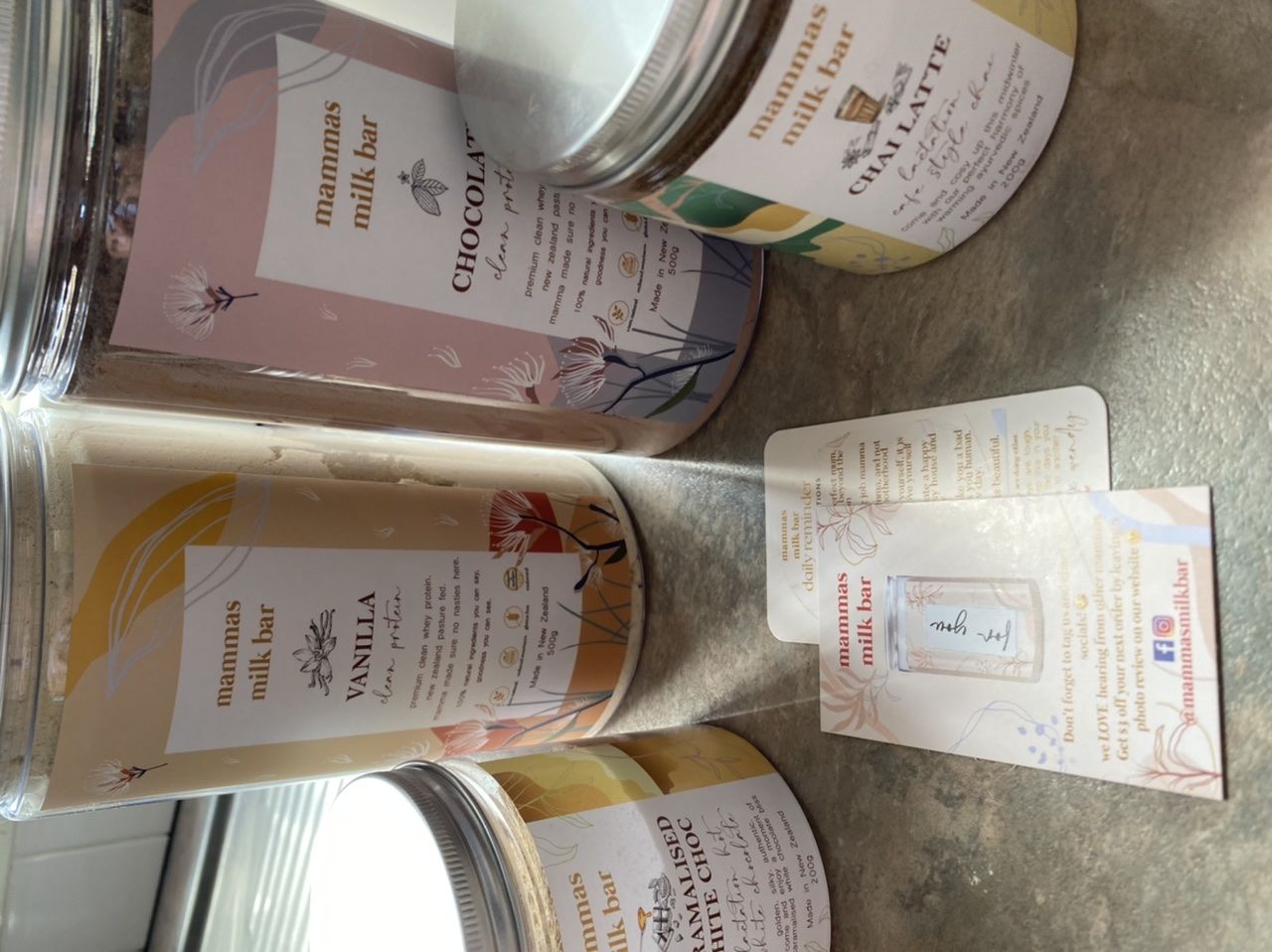 Customer photo review of Chocolate Premium Whey Protein
