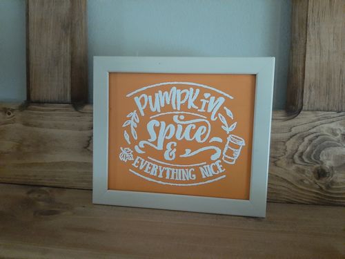 Customer photo review of Mesh Stencil - 2 pack - Pumpkin Patch - 5.5 x 8.5