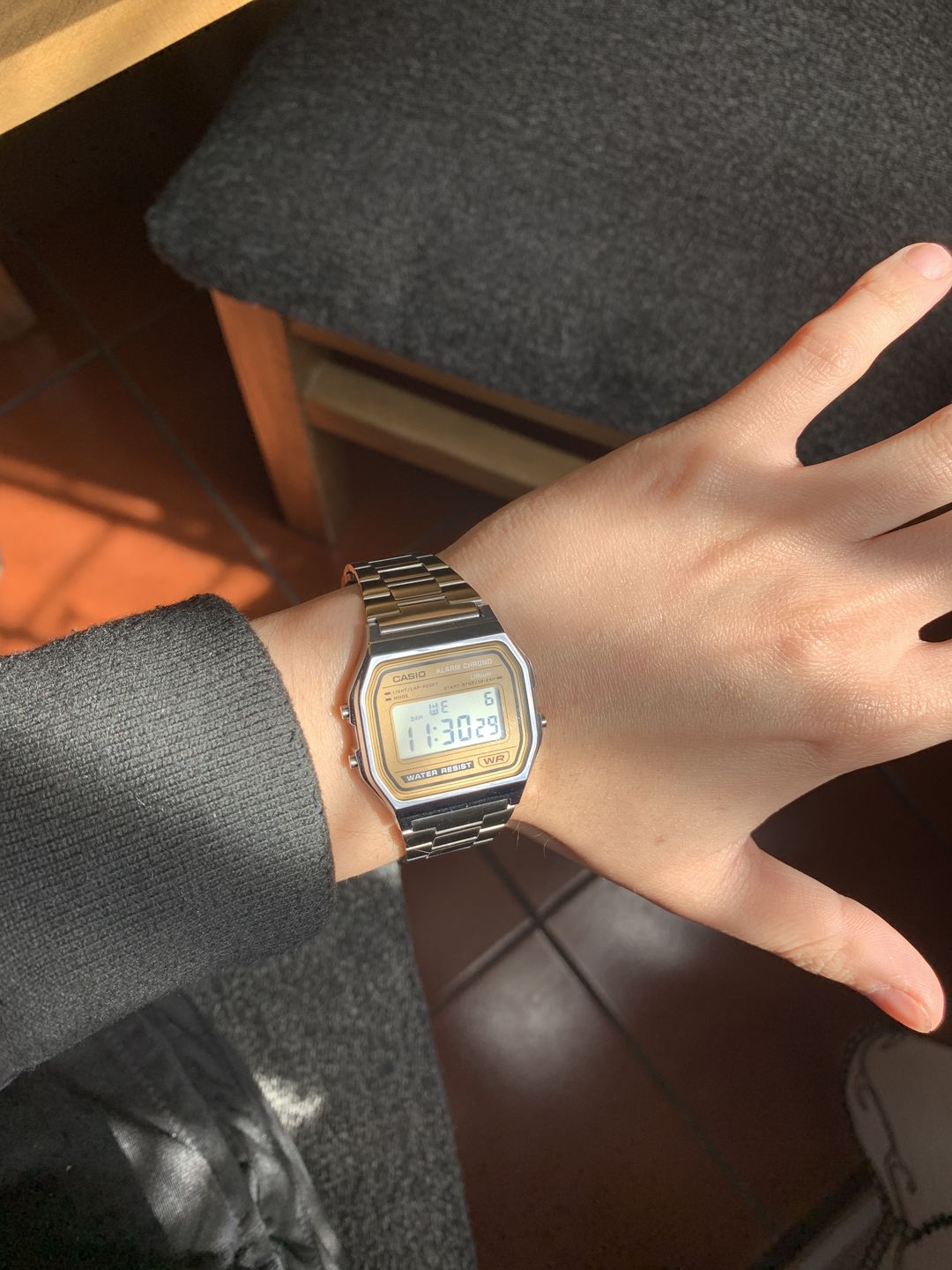 Customer photo review of Reloj Casio Vintage A158WEA-9EF Plateado [EXCLUSIVO]