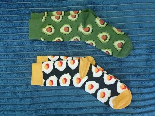 Customer photo review of The 🥚 Sock