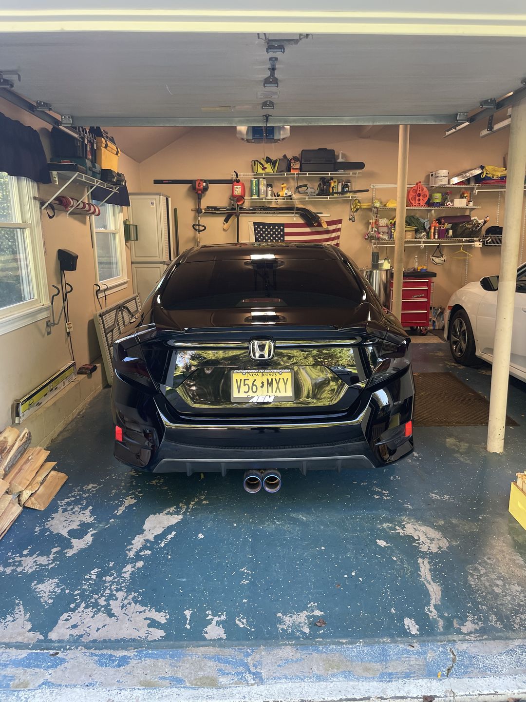 Customer photo review of Smoked Honeycomb LED Tail Lights w/Sequential Signal for 16-20 Honda Civic Sedan