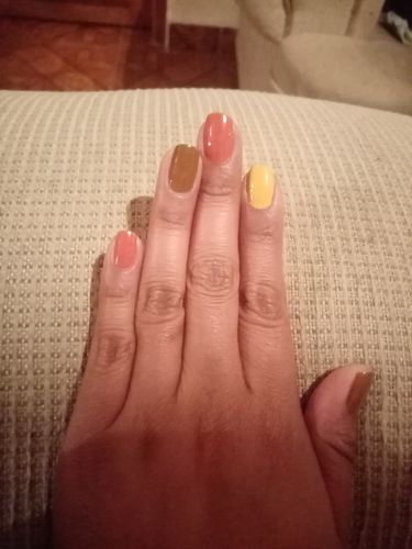 Customer photo review of Esmalte de Uñas Olé! Placeres Otoñales, Waffle