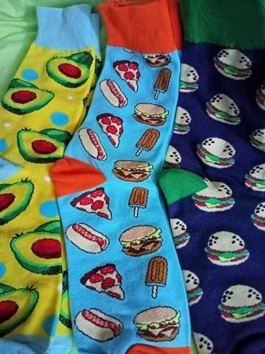 Customer photo review of The 🌭🍕 Sock