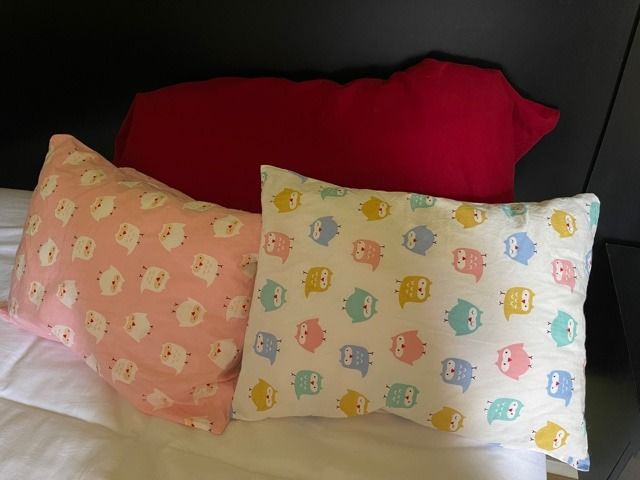 Customer photo review of 2-Pack Toddler Pillows