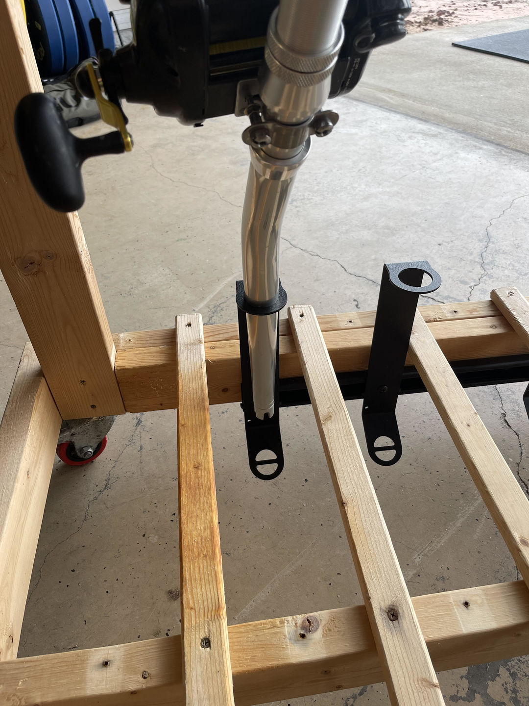 Customer photo review of Offshore Fishing Rod Rack Organizer