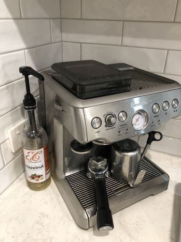 Customer photo review of Caramel Coffee Syrup