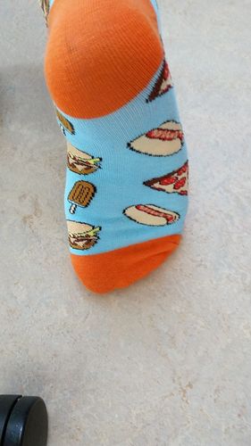 Customer photo review of The 🌭🍕 Sock