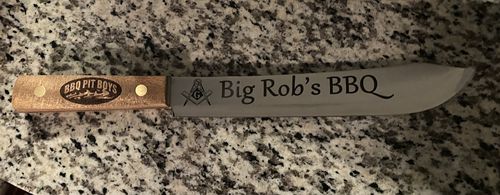 Customer photo review of Customized 10" Chapter Knife