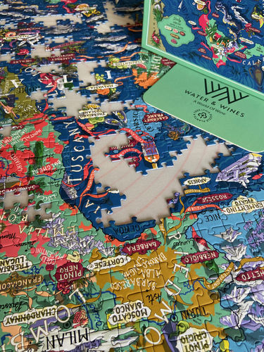 Customer photo review of Wine Puzzle - Italy