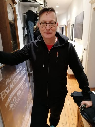Customer photo review of Fuchs Spur vertikal  - Bio Unisex Zipper (PREMIUM)