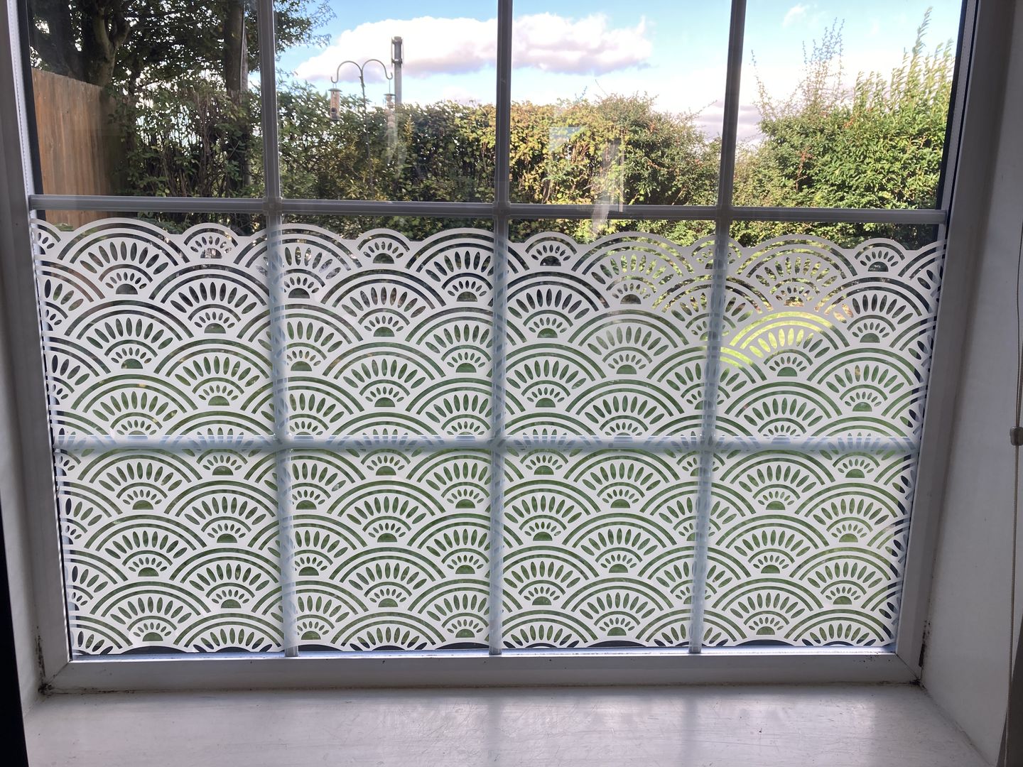 Customer photo review of Nagoya Border Window Decal (Clear)
