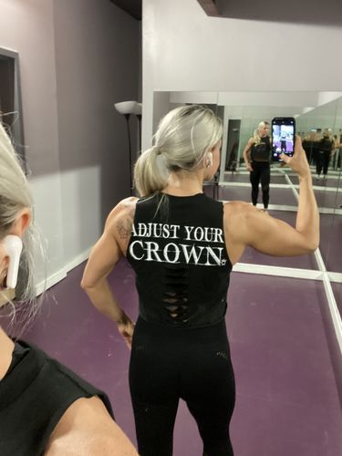 Customer photo review of 23 - Adjust Crop Tank Top